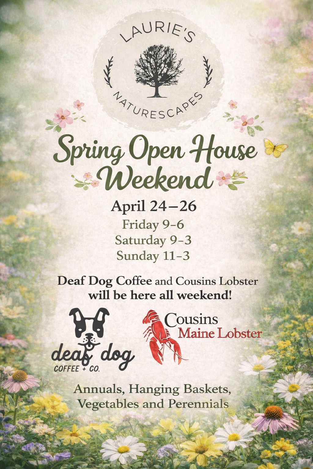 Laurie's Naturescapes Spring Open House, April 2426, 2026
